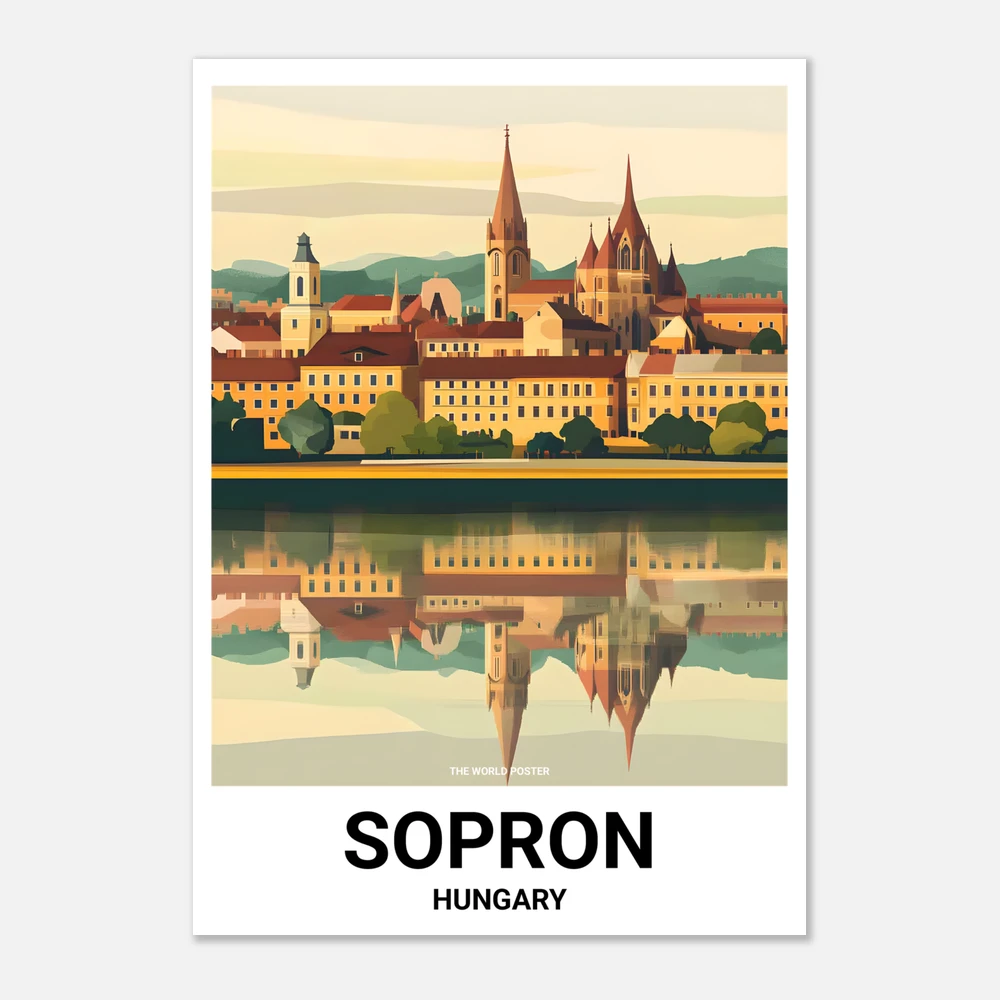 Affiche SOPRON - Image 1 of 6