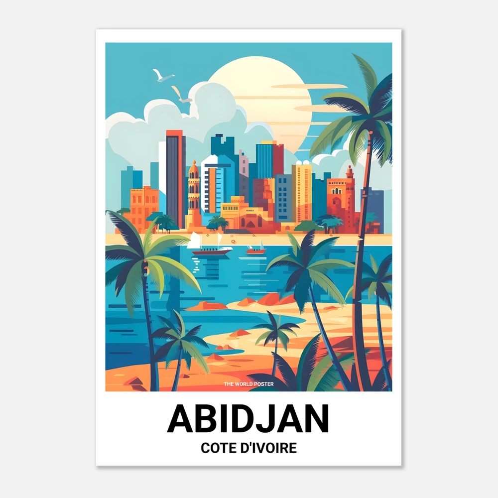 Affiche ABIDJAN - Image 1 of 6
