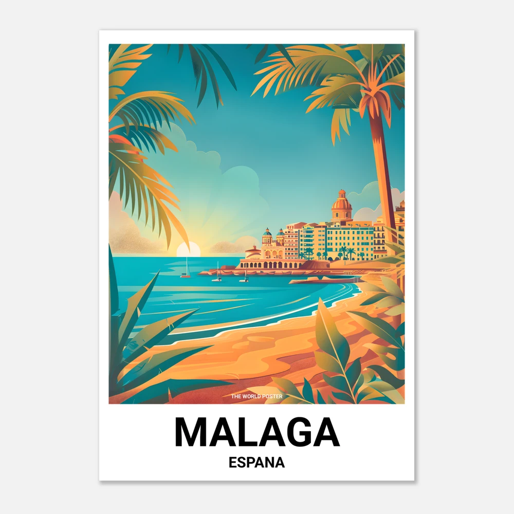 Affiche MALAGA - Image 1 of 6