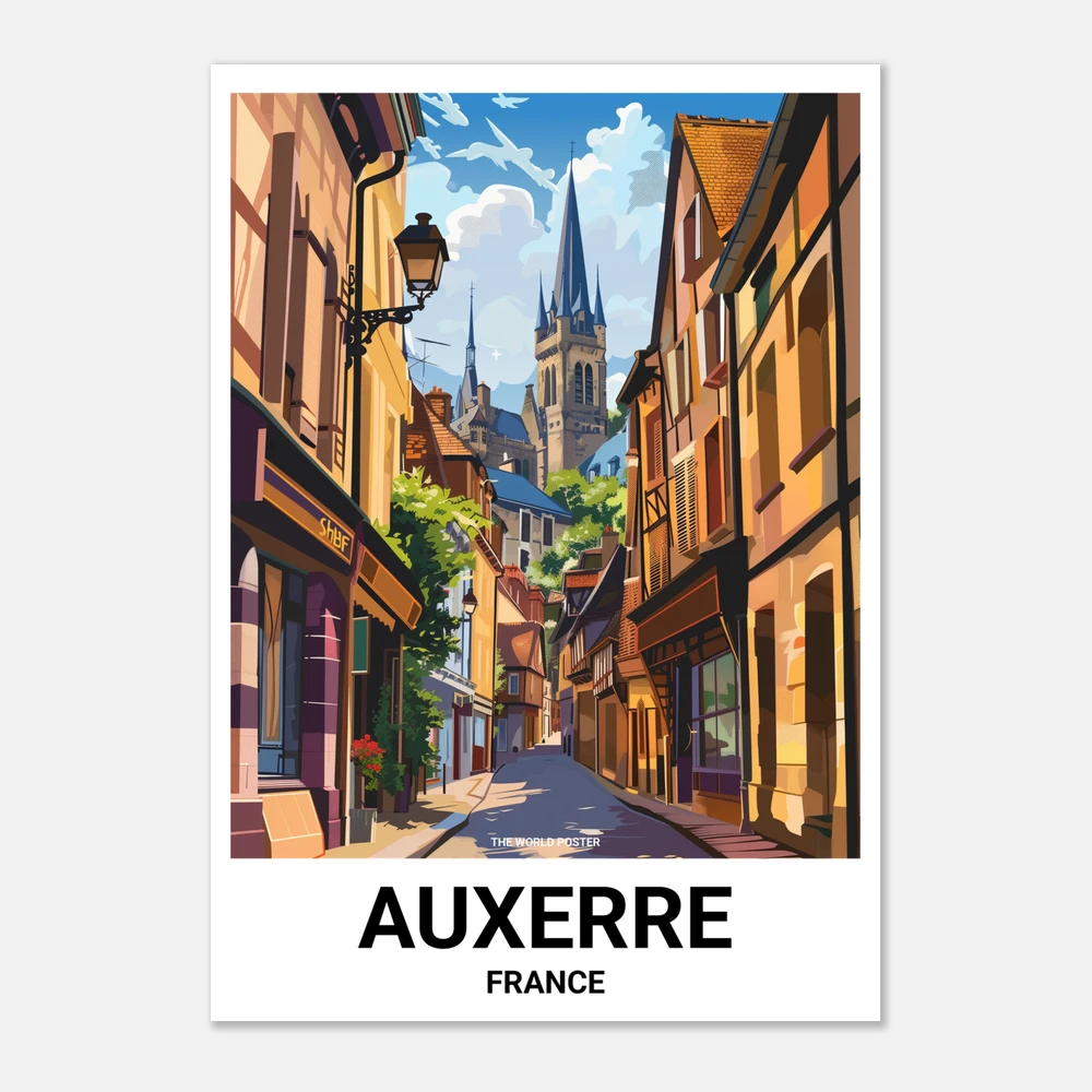 Affiche AUXERRE - Image 1 of 6