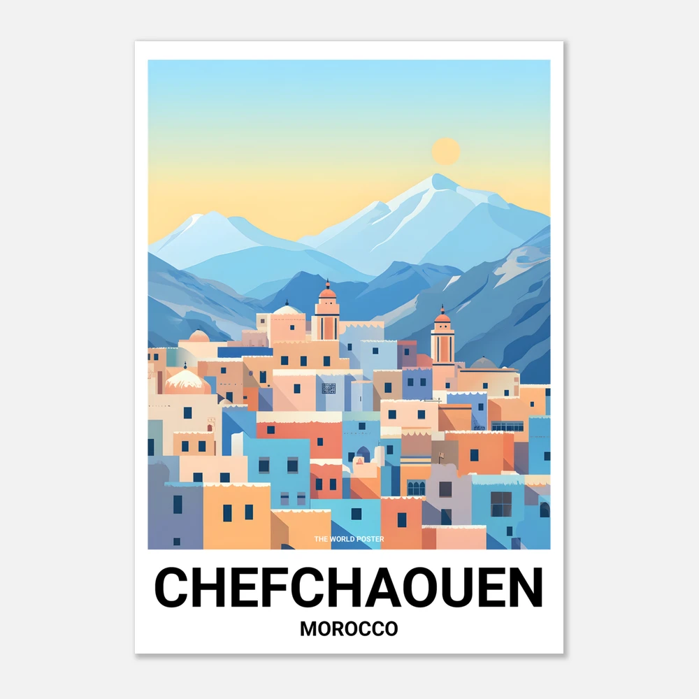 Affiche CHEFCHAOUEN - Image 1 of 6
