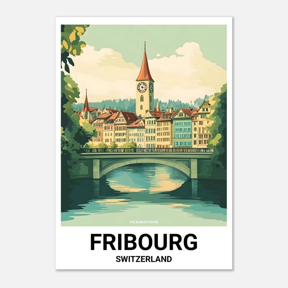 Affiche FRIBOURG - Image 1 of 6