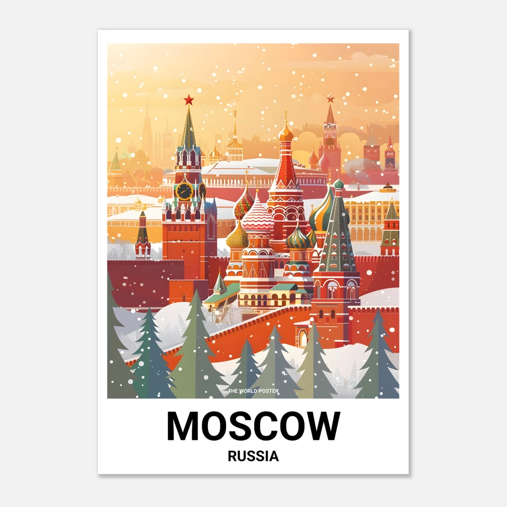 Affiche MOSCOU - Image 1 of 6