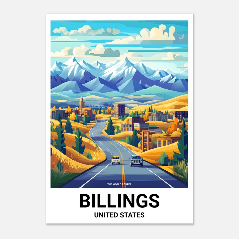 Affiche BILLINGS - Image 1 of 6