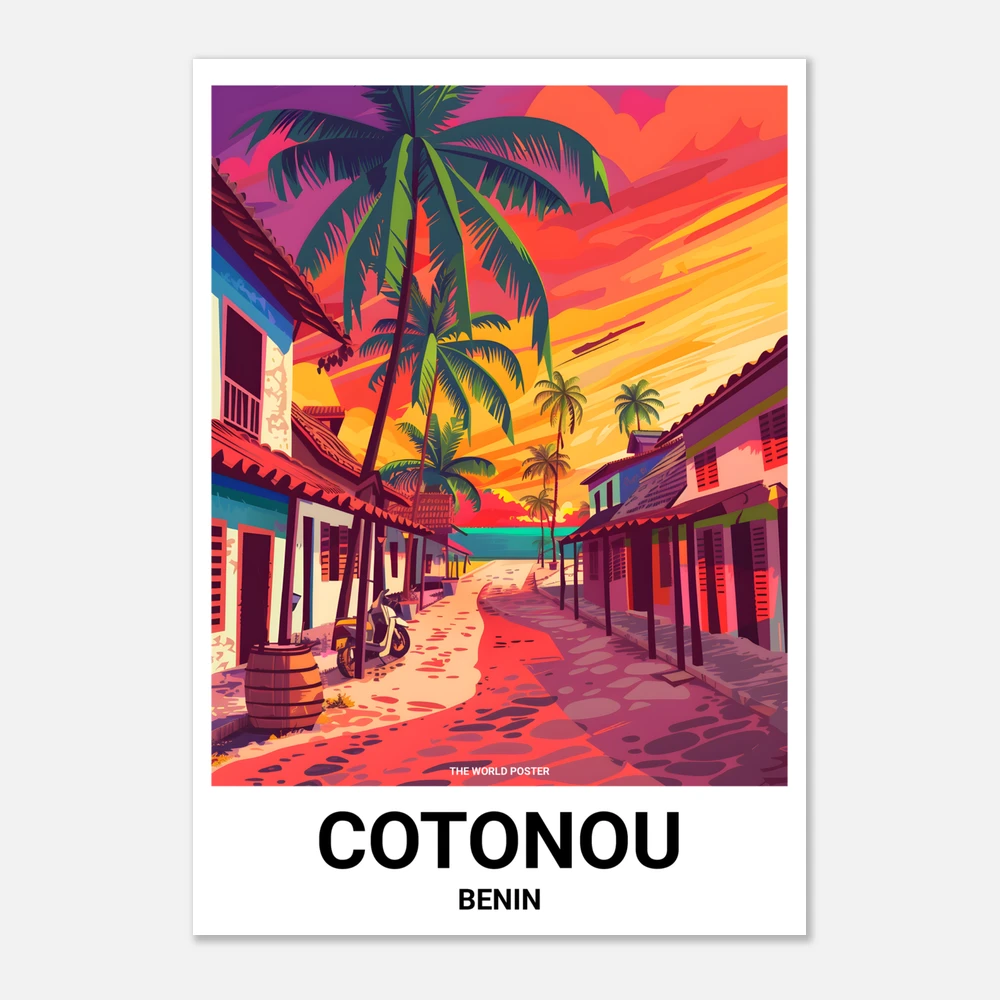 Affiche COTONOU - Image 1 of 6