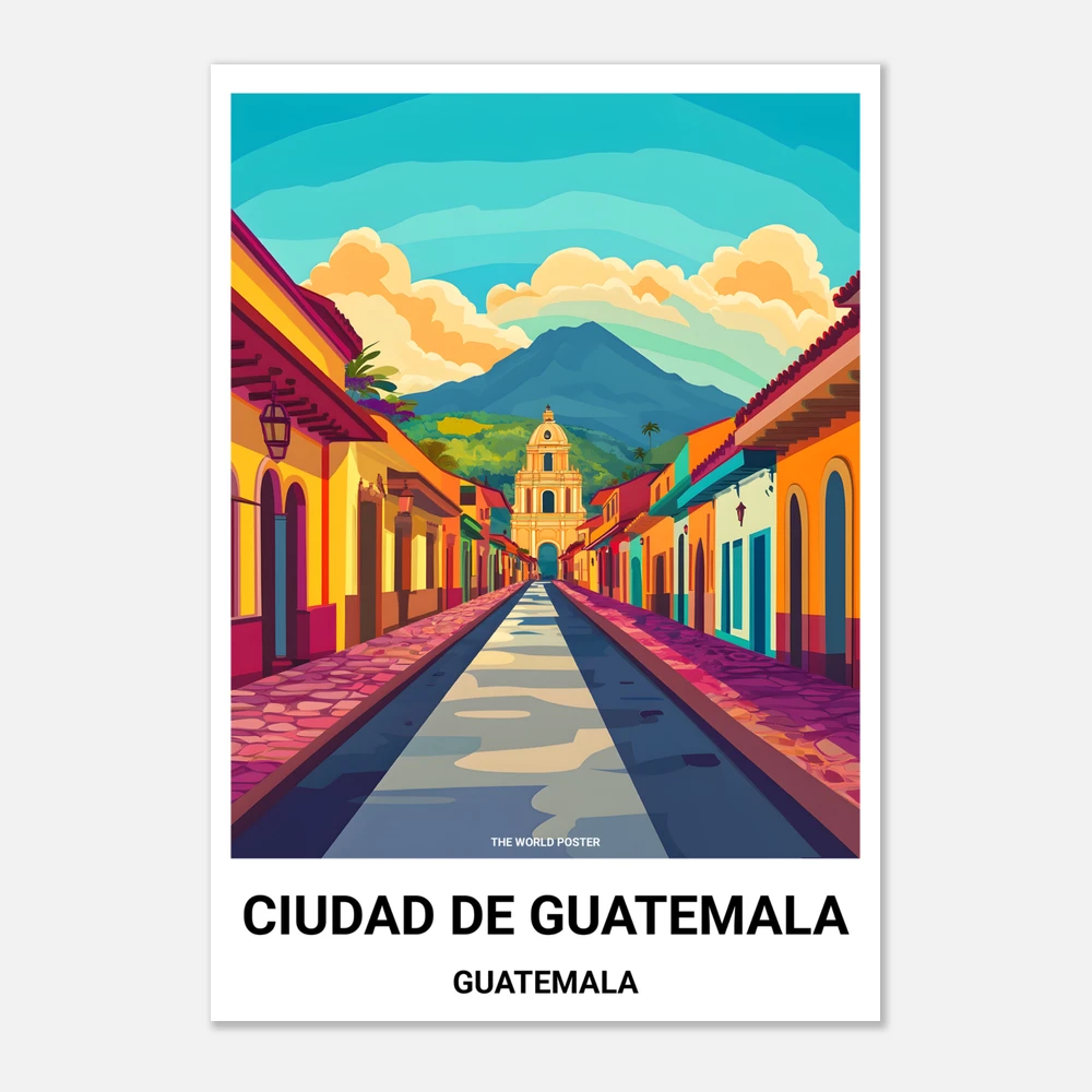 Affiche GUATEMALA CITY - Image 1 of 6