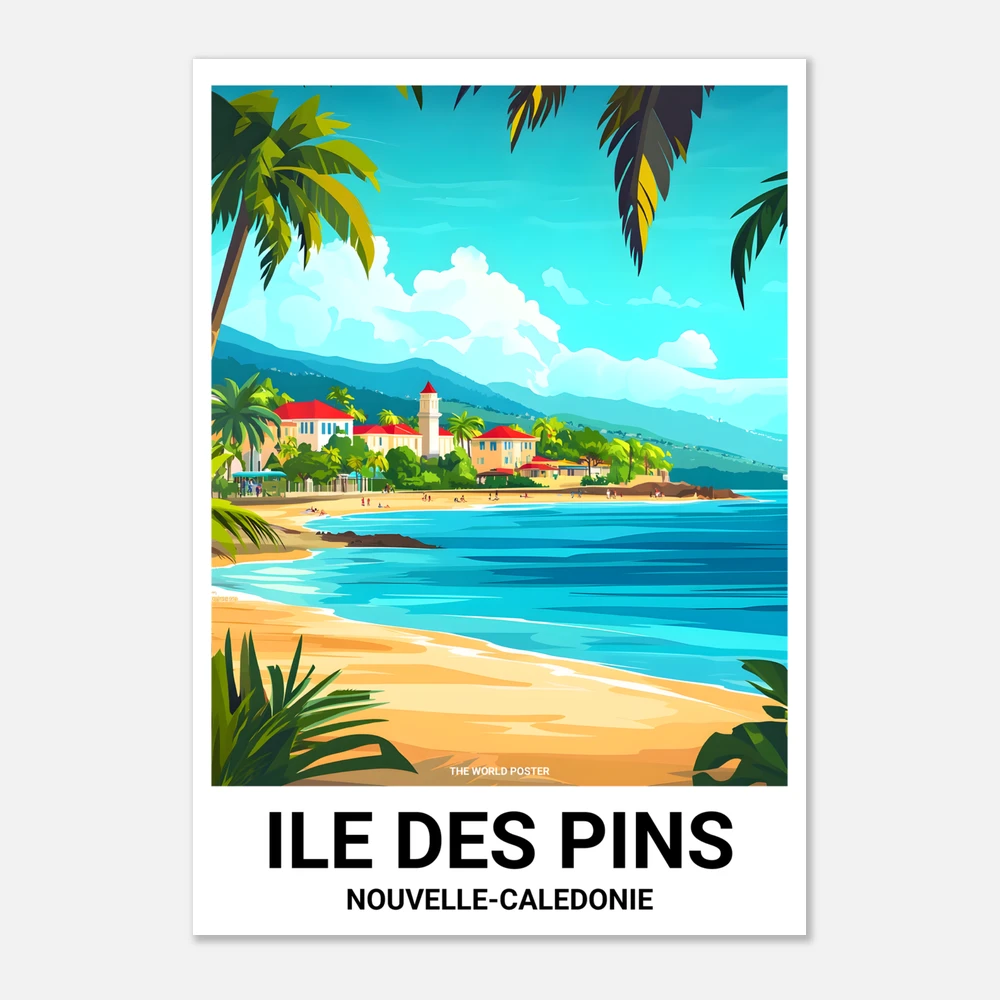 Affiche ÎLE DES PINS - Image 1 of 6