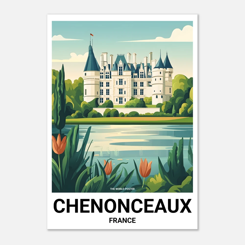 Affiche CHENONCEAUX - Image 1 of 6