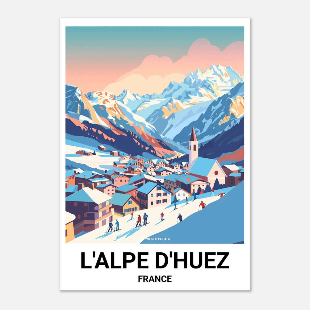 Affiche L'ALPE D'HUEZ - Image 1 of 6