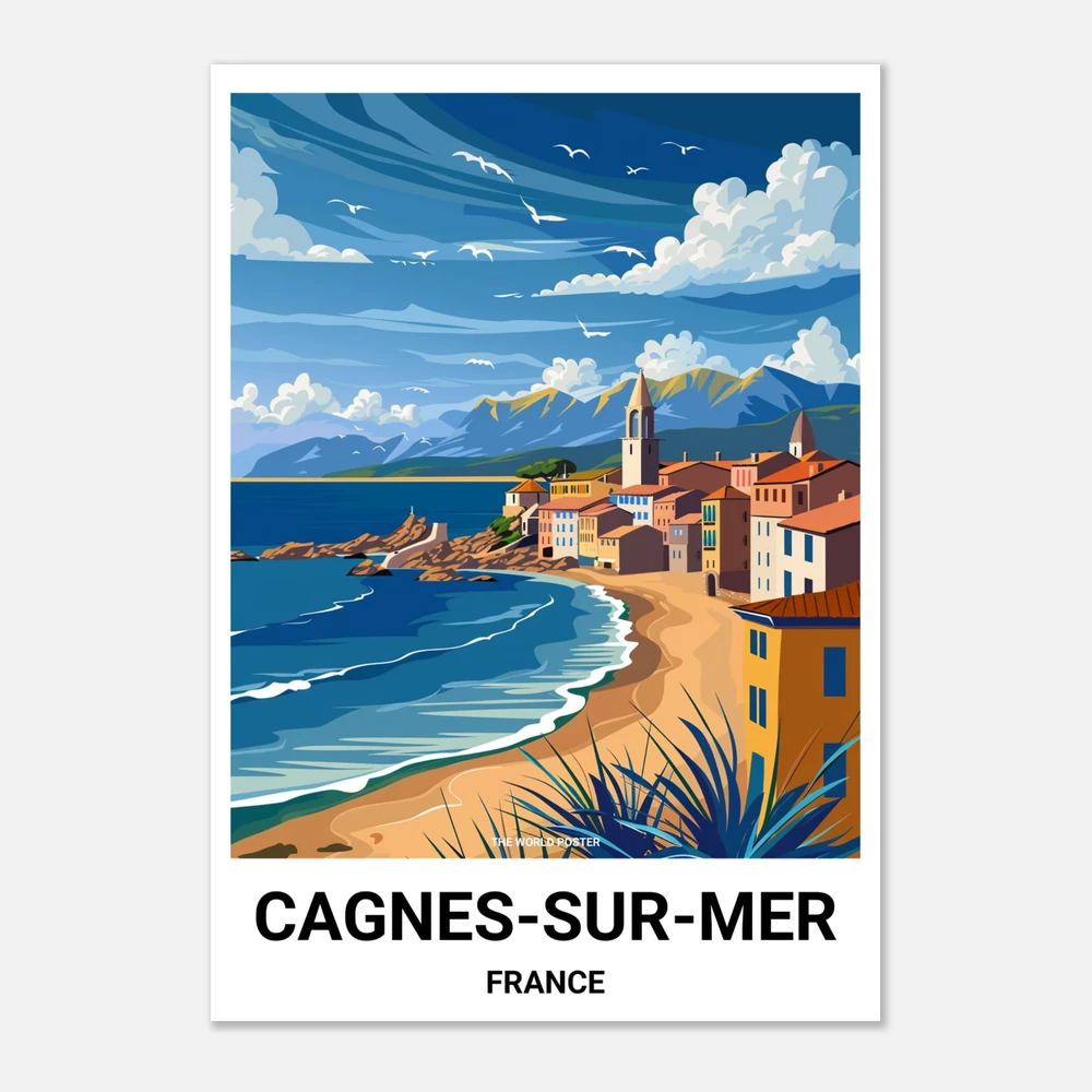 Affiche CAGNES-SUR-MER - Image 1 of 6