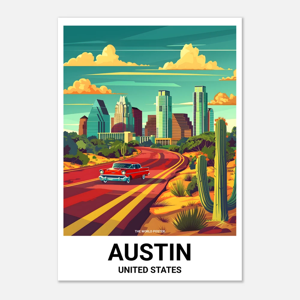 Affiche AUSTIN - Image 1 of 6