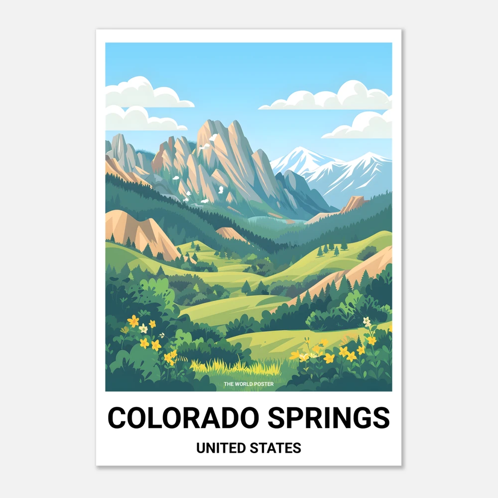Affiche COLORADO SPRINGS - Image 1 of 6