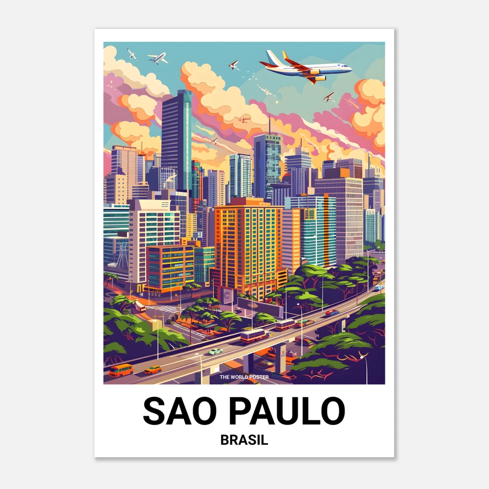 Affiche SÃO PAULO - Image 1 of 6