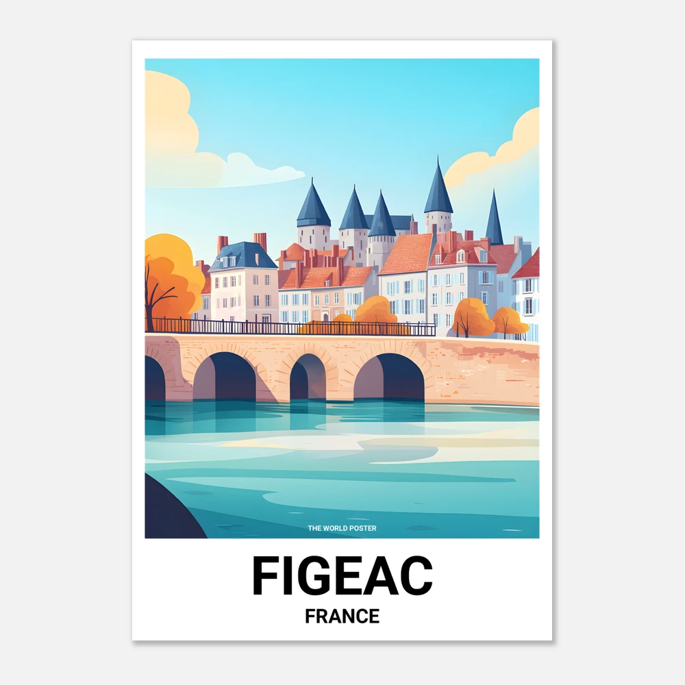 Affiche FIGEAC - Image 1 of 6