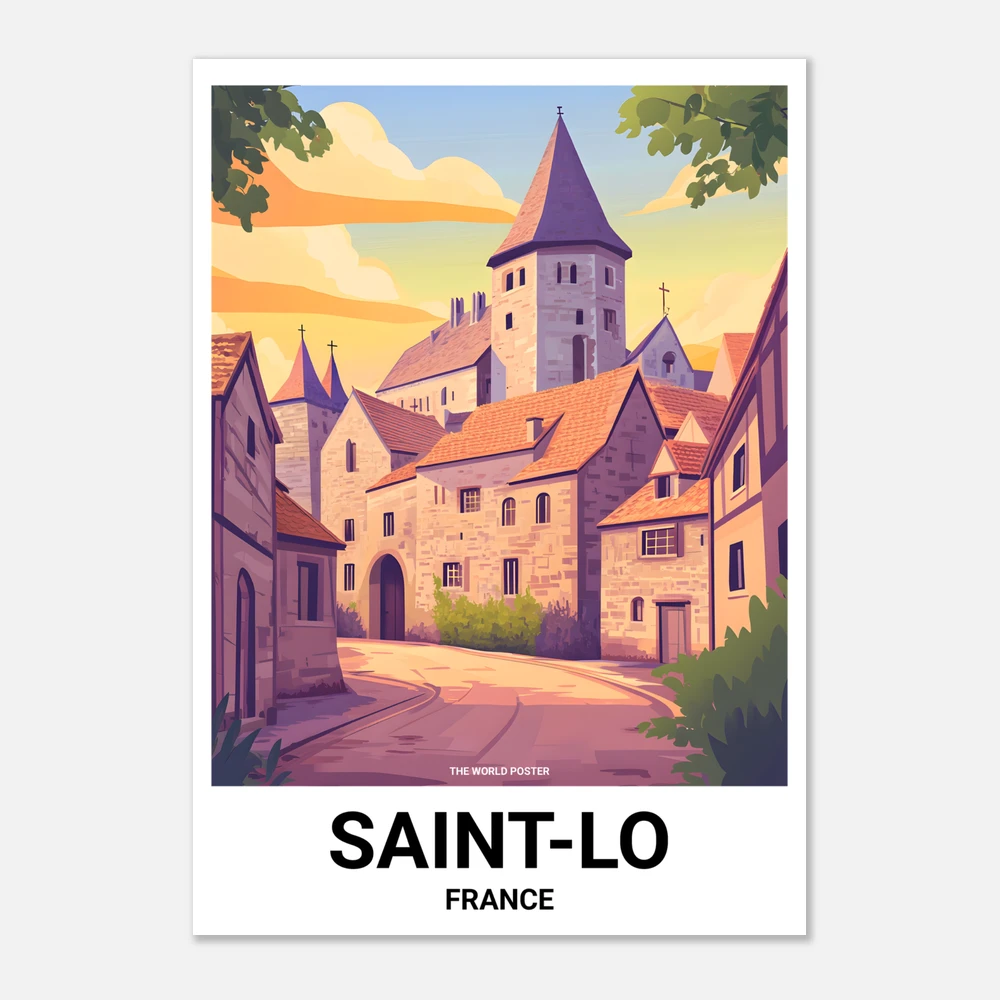 Affiche SAINT-LÔ - Image 1 of 6