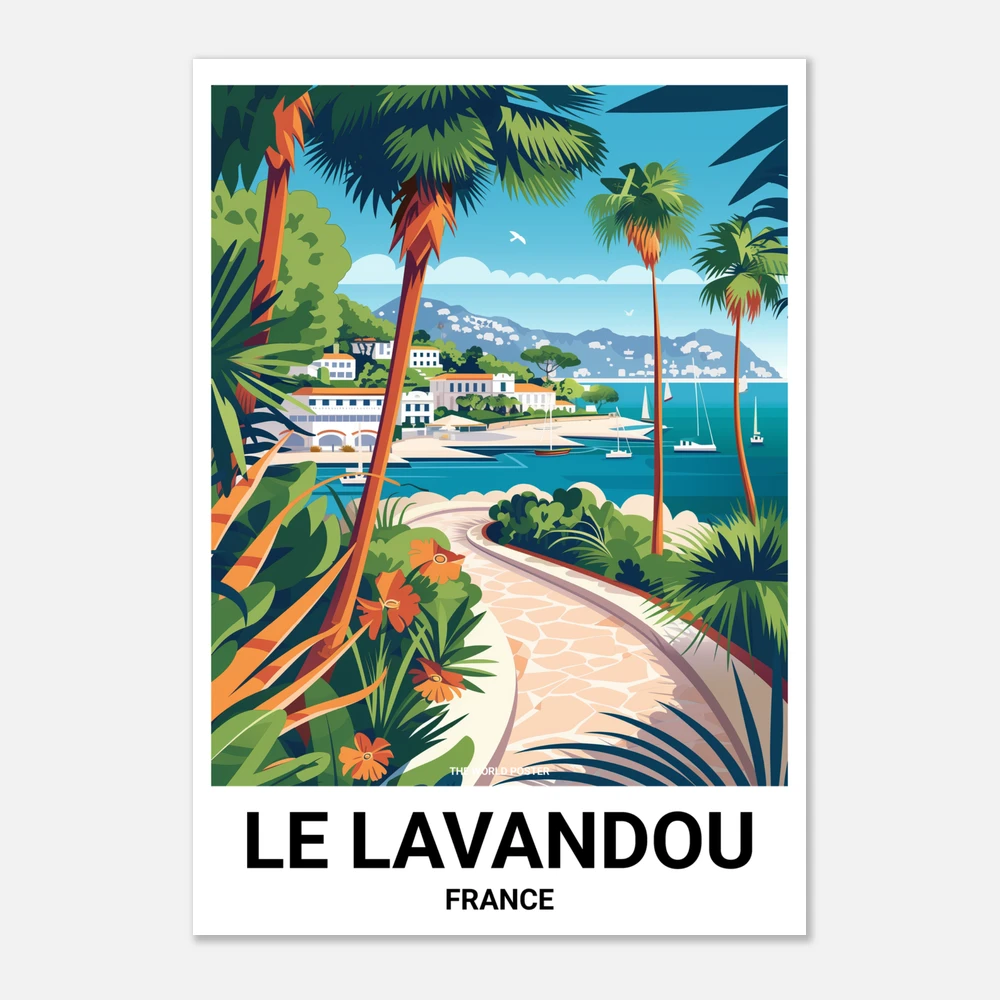 Affiche LE LAVANDOU - Image 1 of 6