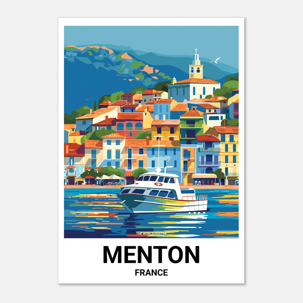 Affiche MENTON - Image 1 of 6