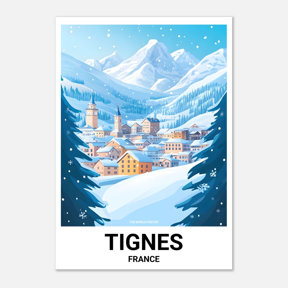 Affiche TIGNES - Image 1 of 6