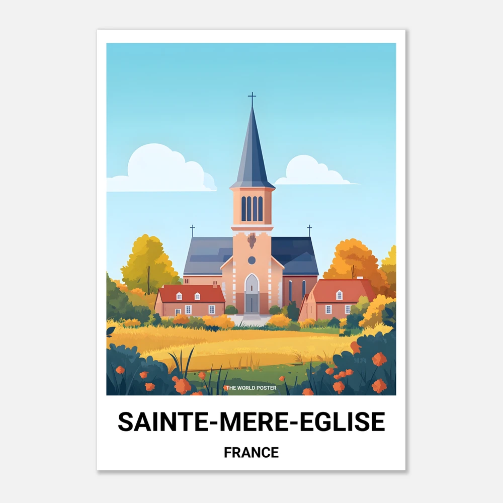Affiche SAINTE-MÈRE-ÉGLISE - Image 1 of 6