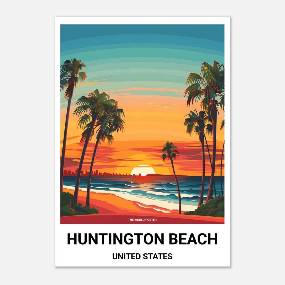 Affiche HUNTINGTON BEACH - Image 1 of 6