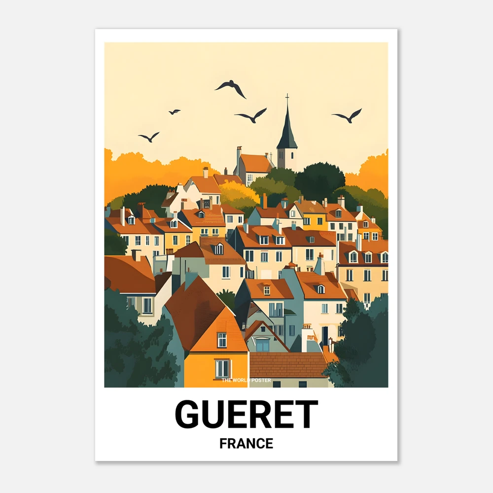 Affiche GUÉRET - Image 1 of 6