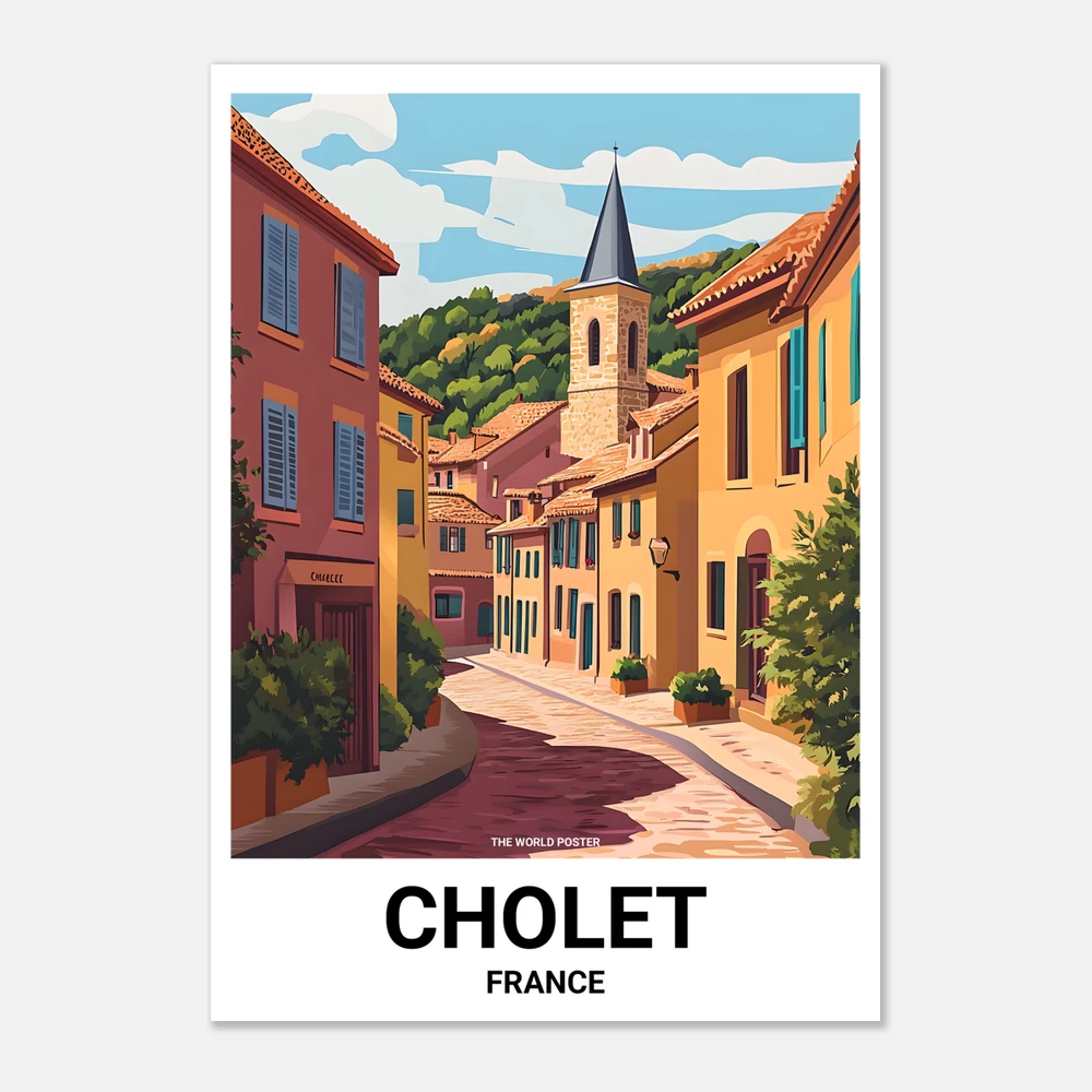 Affiche CHOLET - Image 1 of 6