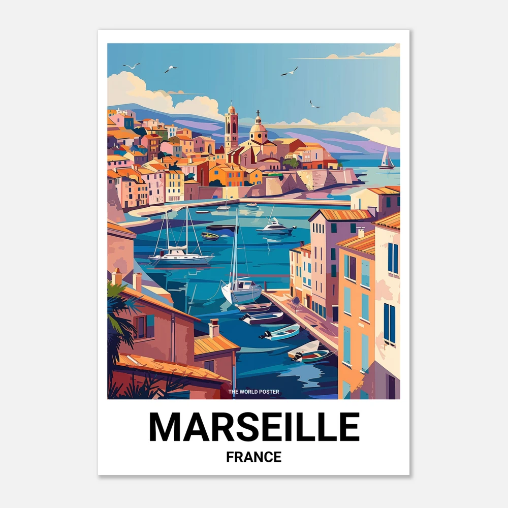 Affiche MARSEILLE - Image 1 of 6
