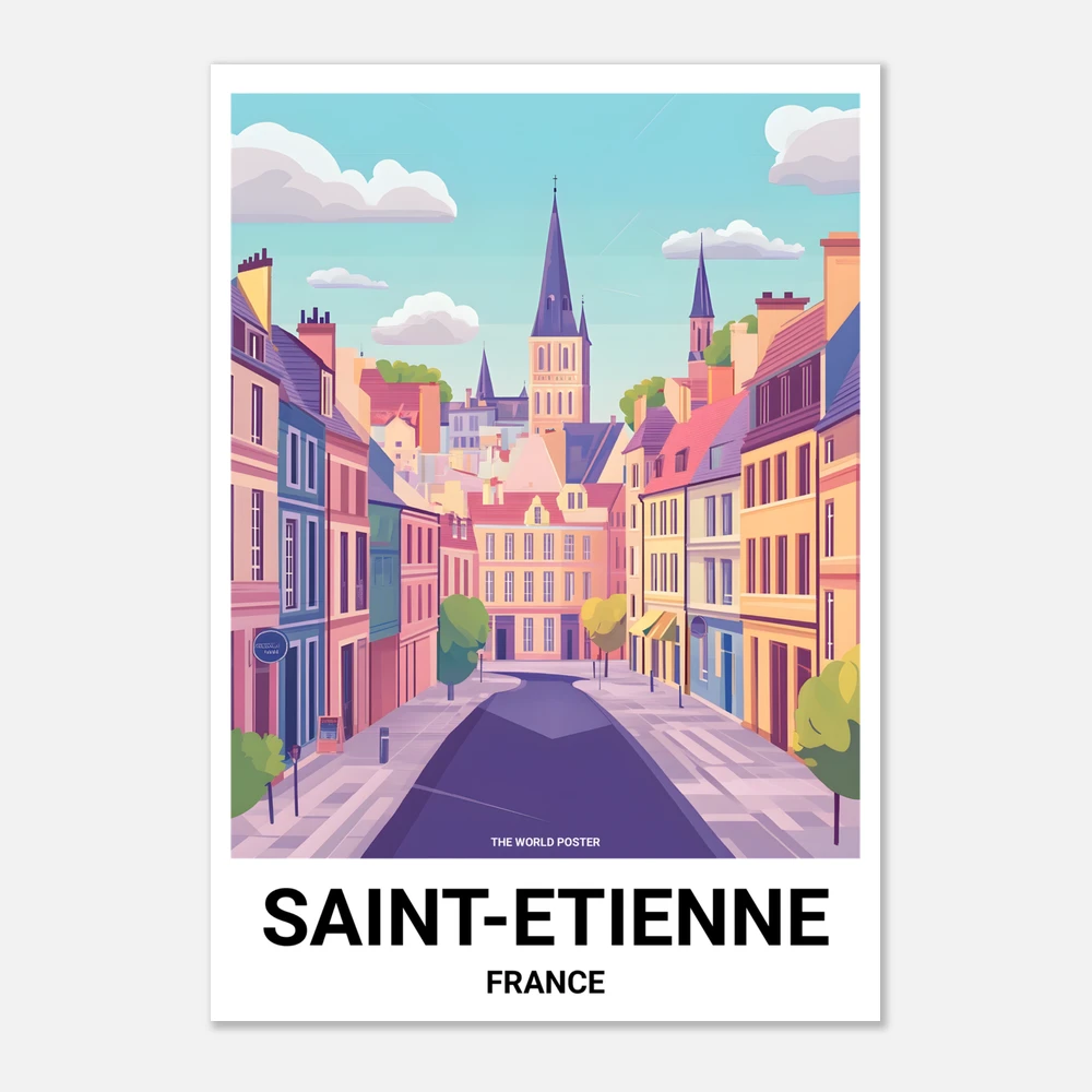 Affiche SAINT-ÉTIENNE - Image 1 of 6